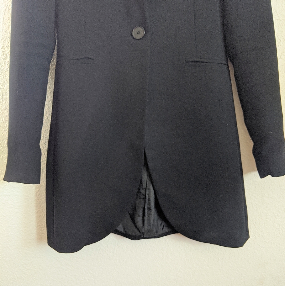 Rinascimento Italy Long Black Blazer - Picture 5 of 9
